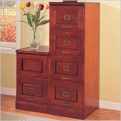 Coaster Palmetto Cherry File Cabinet with 4 Drawers