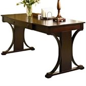 Coaster Crest Transitional Table Desk in Cherry