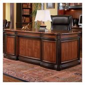 Coaster Pergola Double Pedestal Desk with Felt Lined Drawers 