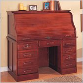 Coaster Palmetto Deluxe Roll Top Cherry Computer Desk