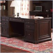 Coaster Cherry Valley Traditional Double Pedestal Computer Desk