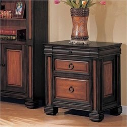 Coaster Chomedey Traditional File Cabinet in Cappuccino/Dark Oak