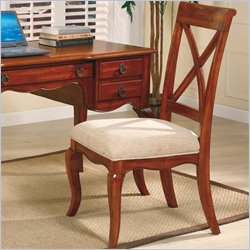 Coaster Nova Transitional Office Side Chair with Fabric Seat in Cherry Furniture Living Room Accent Chairs Coaster 365897