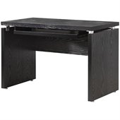 Coaster Peel Computer Desk with Keyboard Tray in Black