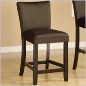 Coaster Bloomfield 24 Microfiber Bar Stool in Chocolate
