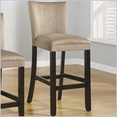 Coaster Bloomfield 29 Microfiber Bar Stool in Taupe