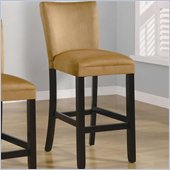 Coaster Bloomfield 29 Microfiber Bar Stool in Gold Ochre