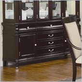 Coaster Beverly Buffet with Drawer Storage in Merlot Cappuccino