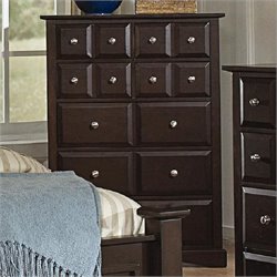 Coaster Harbor Classic 7 Drawer Chest in Cappuccino Finish