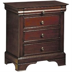 Coaster Versailles 3 Drawer Nightstand in Mahogany Stain Finish Best Price