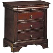Coaster Versailles 3 Drawer Nightstand in Mahogany Stain Finish