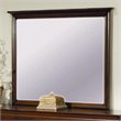 ADD TO YOUR SET: Coaster Versailles Vertical Dresser Mirror in Mahogany Stain Finish