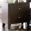 ADD TO YOUR SET: Coaster Lorretta 2 Drawer Night Stand in Dark Brown Finish
