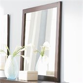 Coaster Lorretta Framed Dresser Mirror in Dark Brown Finish