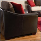 Coaster Lily Contemporary Chair with Pillow Back in Cream and Brown