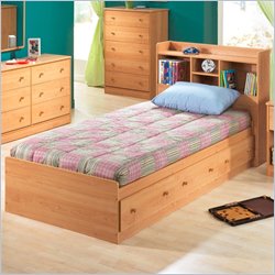 Coaster Herbert Twin Captain's Bed in Light Natural Oak