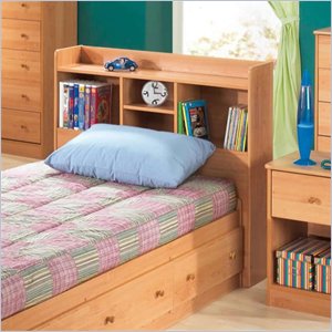  Coaster Herbert Twin Bookcase Headboard in Light Natural Oak 