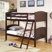 Coaster Twin over Twin Bunk Bed in Cappuccino Finish