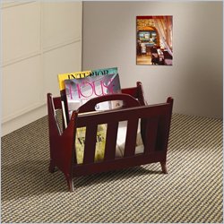 Coaster 12.75 Magazine Rack in Cherry