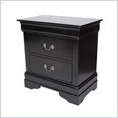 Coaster Louis Philippe Nightstand in Black