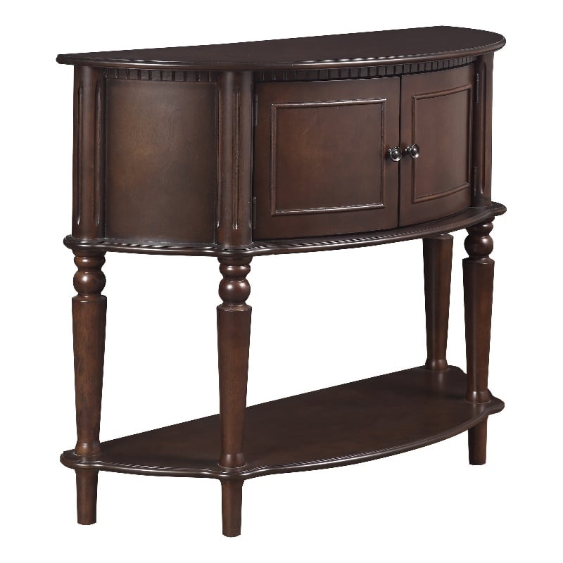 console tables with storage on Coaster Storage Entryway Console Hall Table In Brown   950059