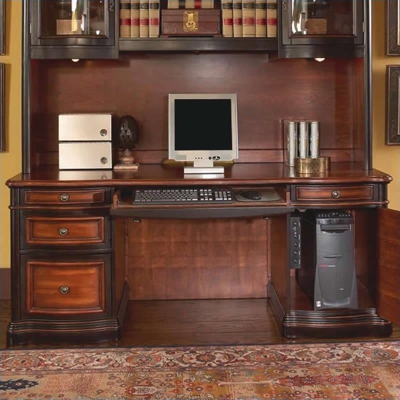 Coaster Pergola Traditional Kneehole Credenza And Hutch Set 800500 Coaster Pergola Traditional Kneehole Credenza And Hutch Set