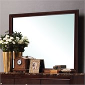 Coaster Conner Landscape Mirror in Dark Walnut