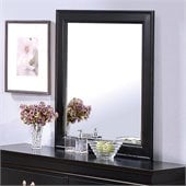 Coaster Louis Philippe Dresser Mirror in Deep Black
