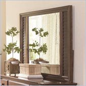 Coaster Hampton Vertical Dresser Mirror in Medium Brown