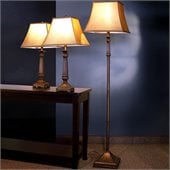 Coaster Traditional 3-Piece Lamp Set