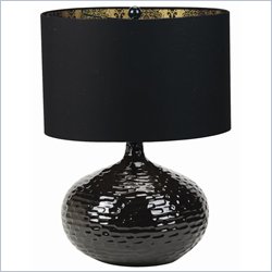 Coaster Contemporary Table Lamp in Black