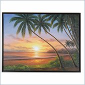 Coaster Wall Art Painting - Sunset Beach