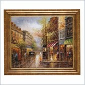 Coaster Wall Art Painting - Rainy Days in Paris