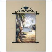 Coaster Wall Art Painting - Palm Trees at the Shore