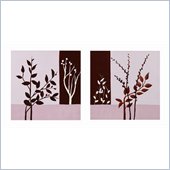 Coaster 2-Piece Wall Art - Mauve Branches
