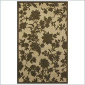 Coaster Domain of Brown Flowers Rug