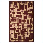 Coaster Mink Bronze Geometric Rug