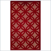 Coaster Crimson Metallic Rug