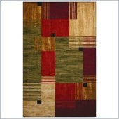 Coaster Multicolored Rectangles Pattern Rug