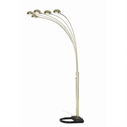 Coaster Chrome Overhead Sofa Floor Lamp