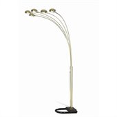Coaster Chrome Overhead Sofa Floor Lamp