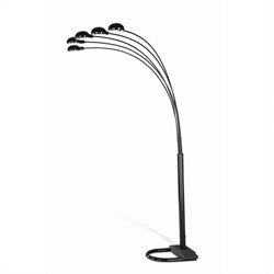 Coaster Black Overhead Sofa Floor Lamp