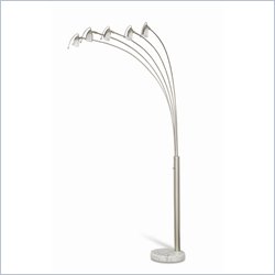 Coaster Five Head Arch Floor Lamp in Chrome