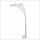 Coaster Five Head Arch Floor Lamp in Chrome