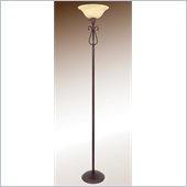 Coaster Leaf Accents Floor Lamp in Coffee