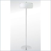Coaster Floor Lamp with Scaled Glass Shade