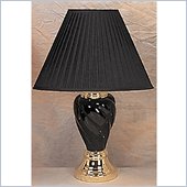 Coaster Spiral Shaped Table Lamp in Black