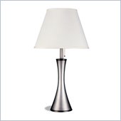 Coaster Vase Style Base Lamp in Silver