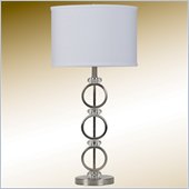 Coaster Contemporary Table Lamp in Silver