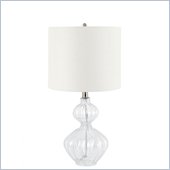Coaster Ribbed Glass Base Table Lamp